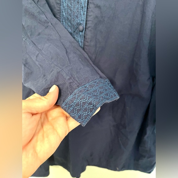 Roberta Roller Rabbit Embroidered Tunic Dress size Large - Picture 3 of 5